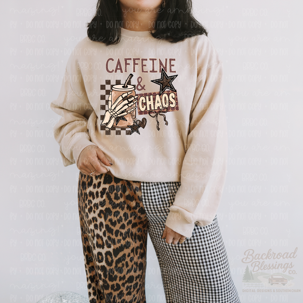 Caffeine & Chaos PNG