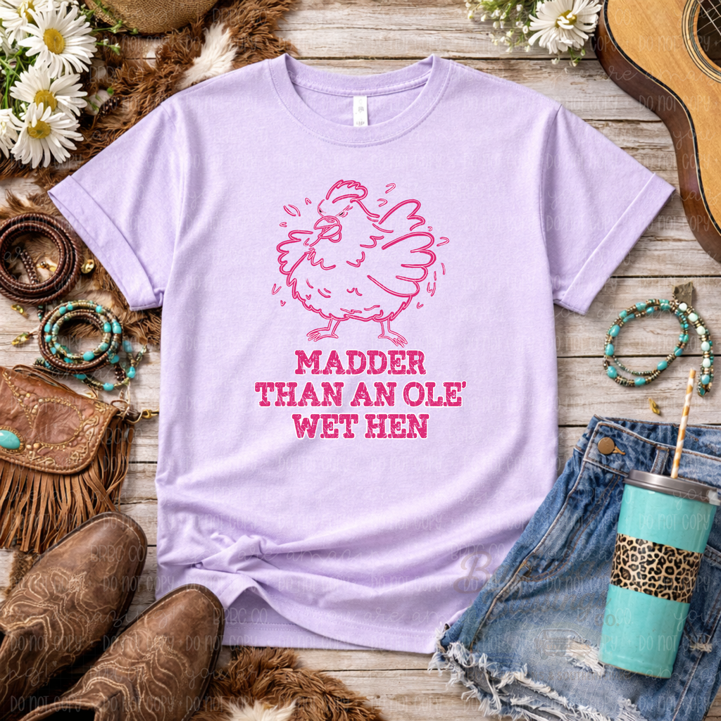 Madder Than an Ole Wet Hen PNG