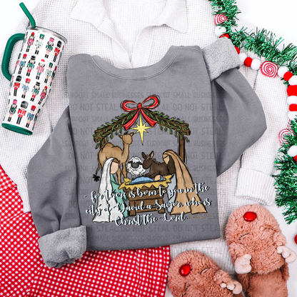 Nativity Scene Luke 2:11 Digital Design