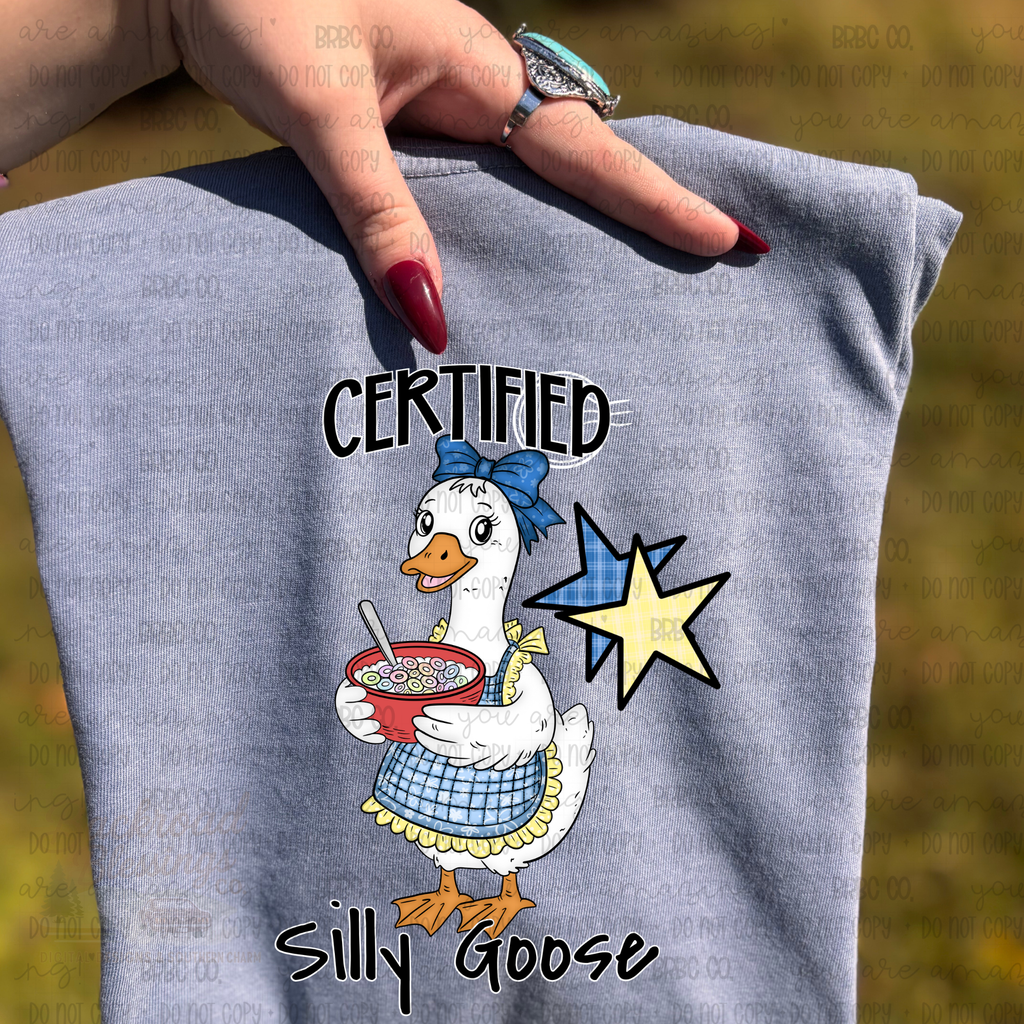 Certified Silly Goose PNG