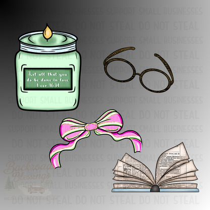 Bookish Faith Clip Art Bundle