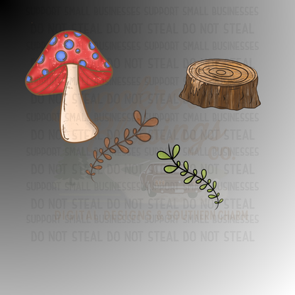 Woodland Animals Clip Art Bundle PNG