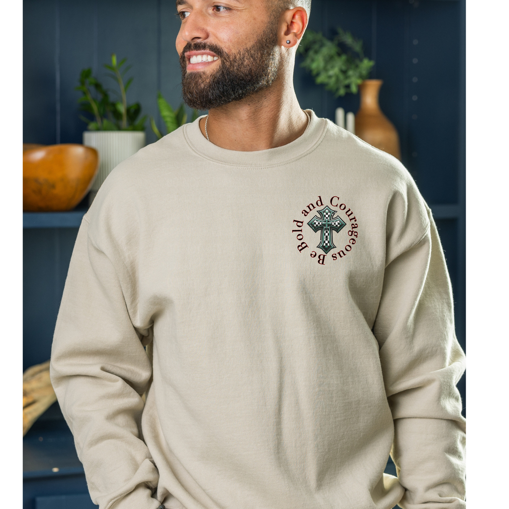 Courageous Joshua 1:9 Front & Back PNG