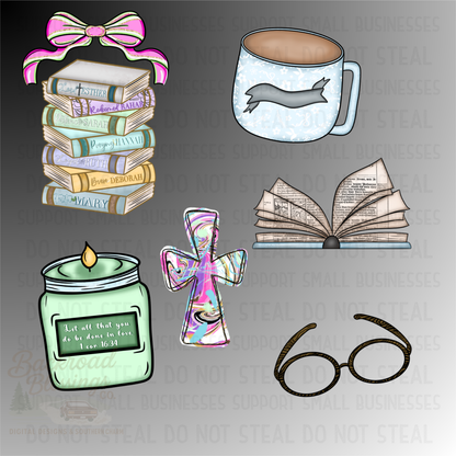 Bookish Faith Clip Art Bundle