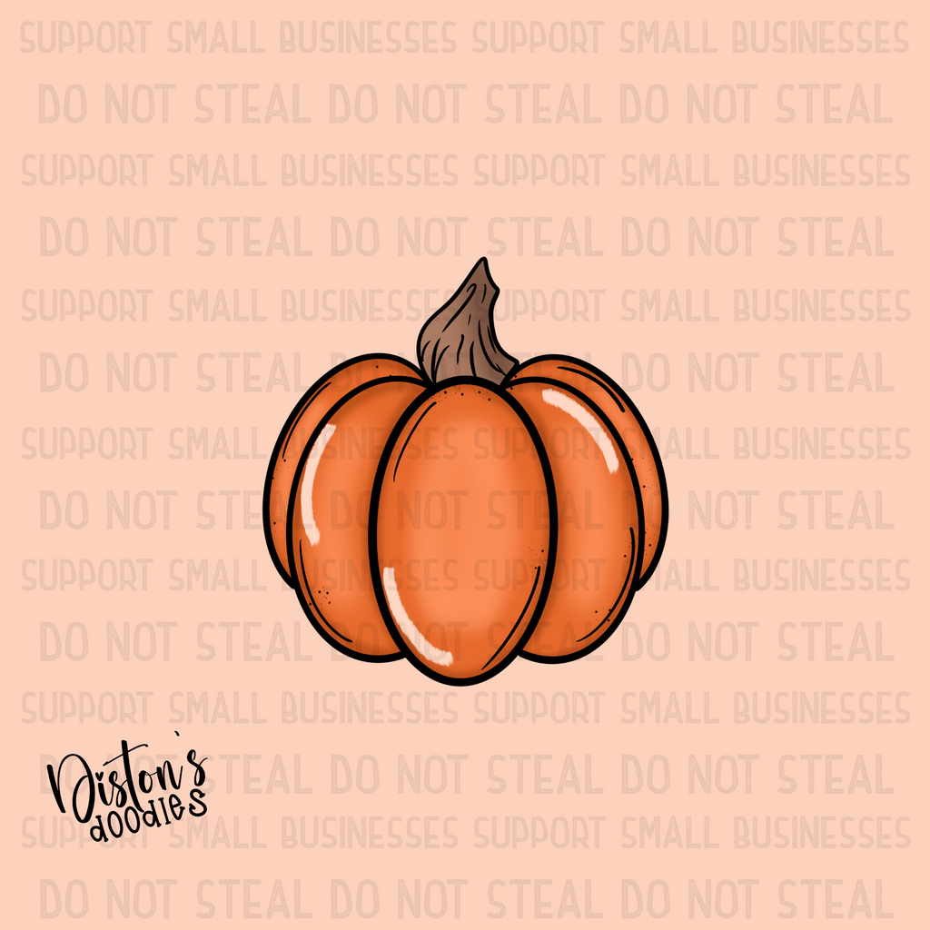 13-Piece Hand-Drawn Fall Clip Art Set – Pumpkins, Leaves, Owls, Acorns