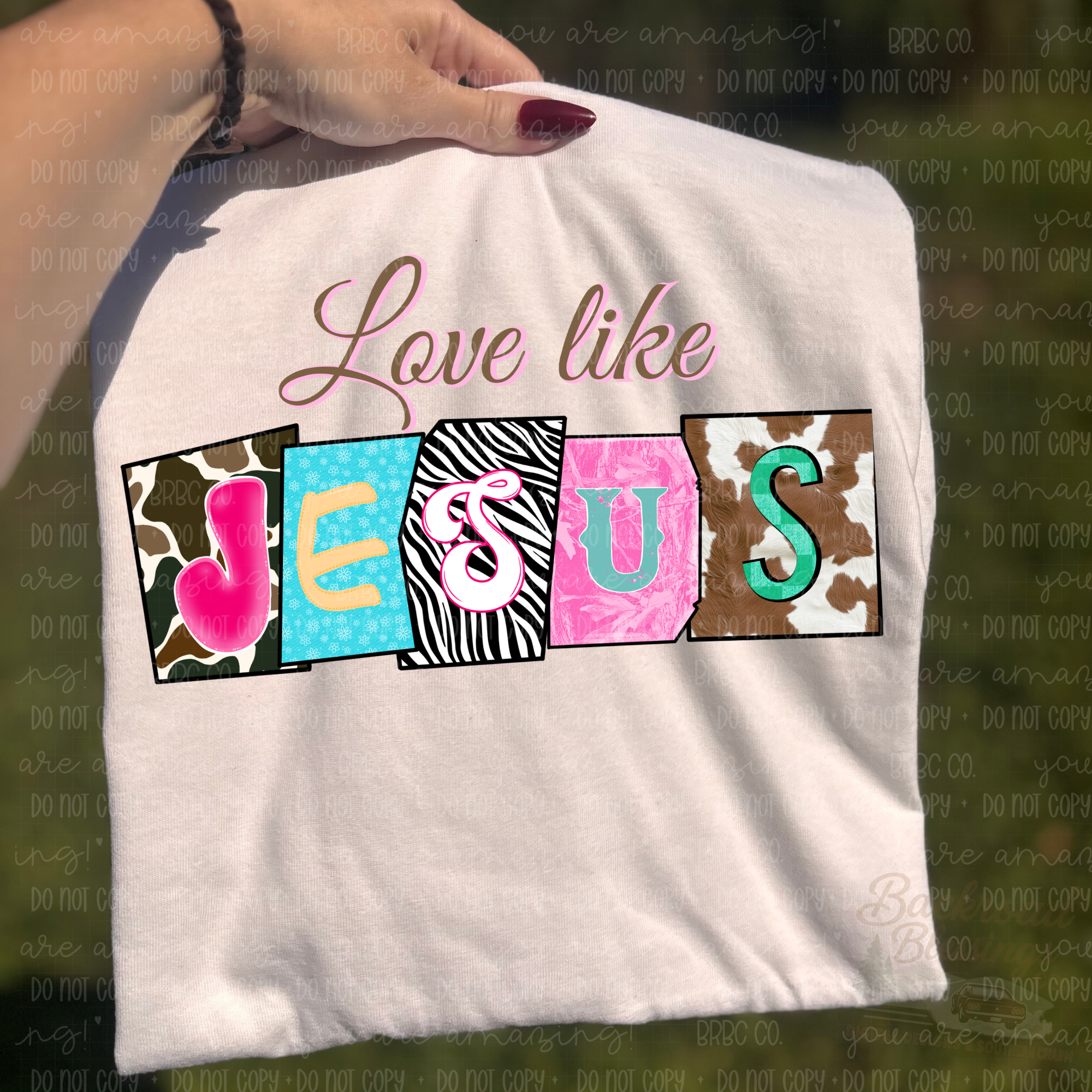 Love Like Jesus PNG