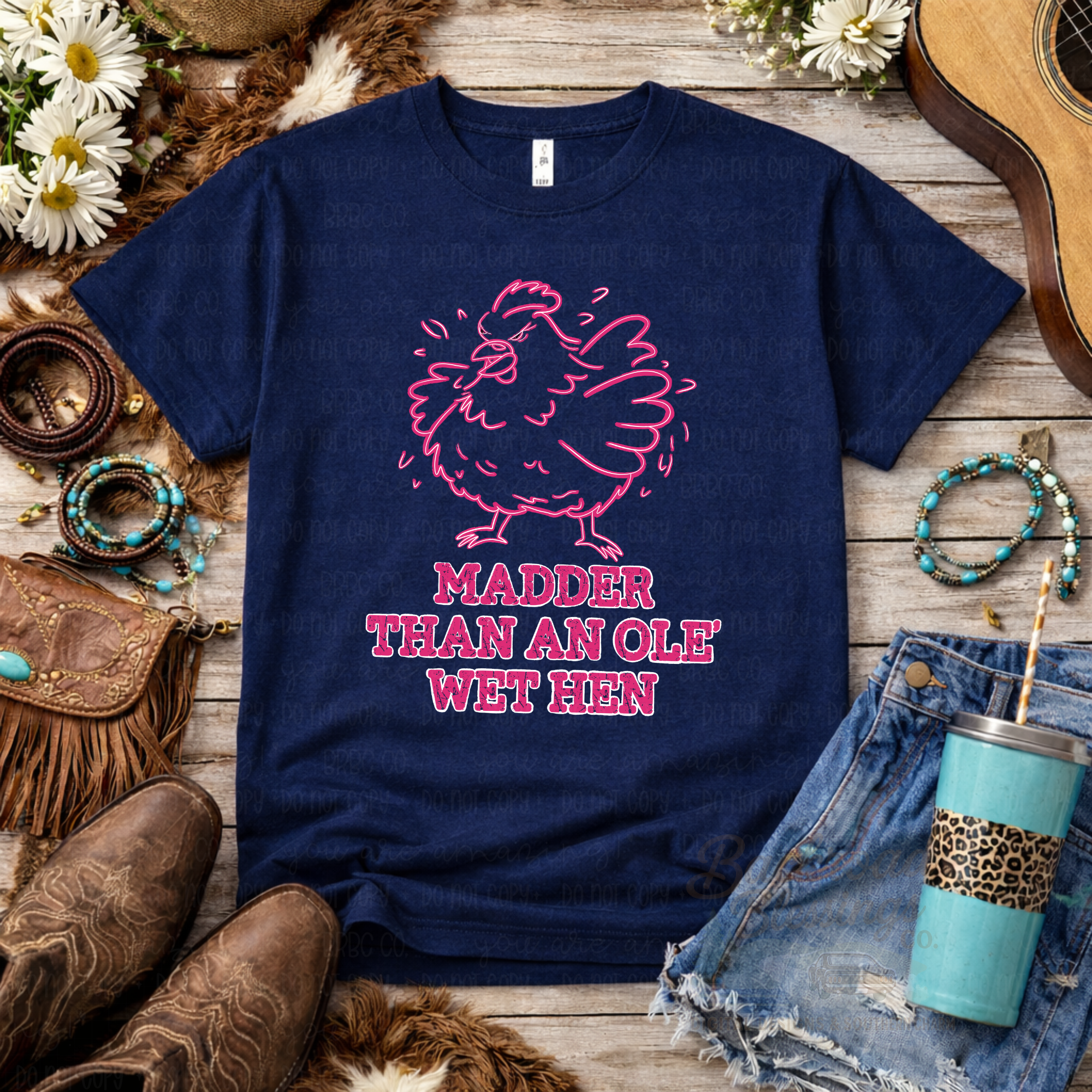 Madder Than an Ole Wet Hen PNG