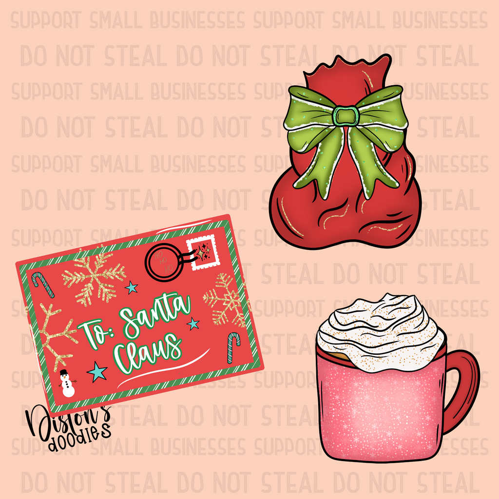 7 Piece North Pole Clip Art