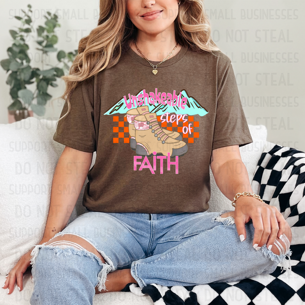 Unshakeable Steps of Faith PNG