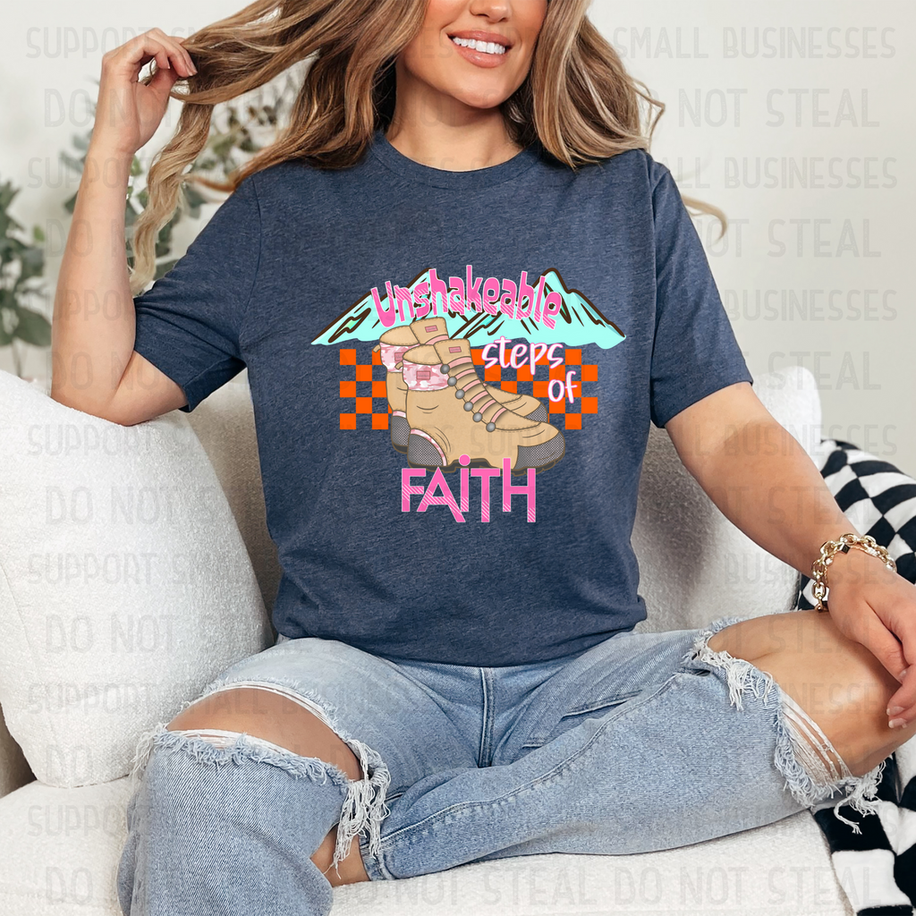 Unshakeable Steps of Faith PNG