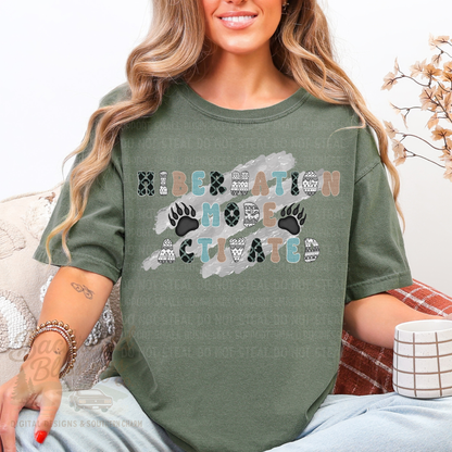 Hibernation Mode Activated Winter Digital Design