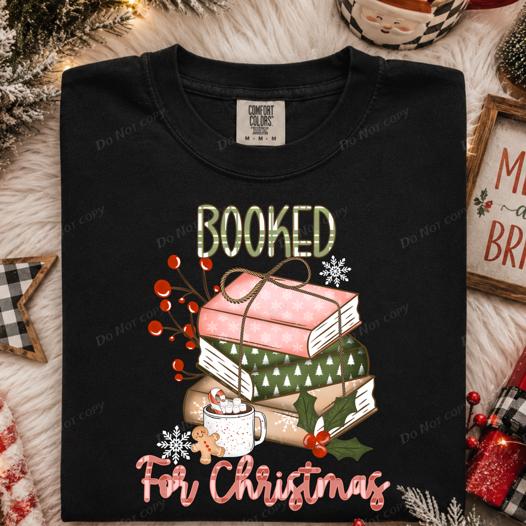 Booked For Christmas PNG, Seamless & Wrap 16oz Wrap