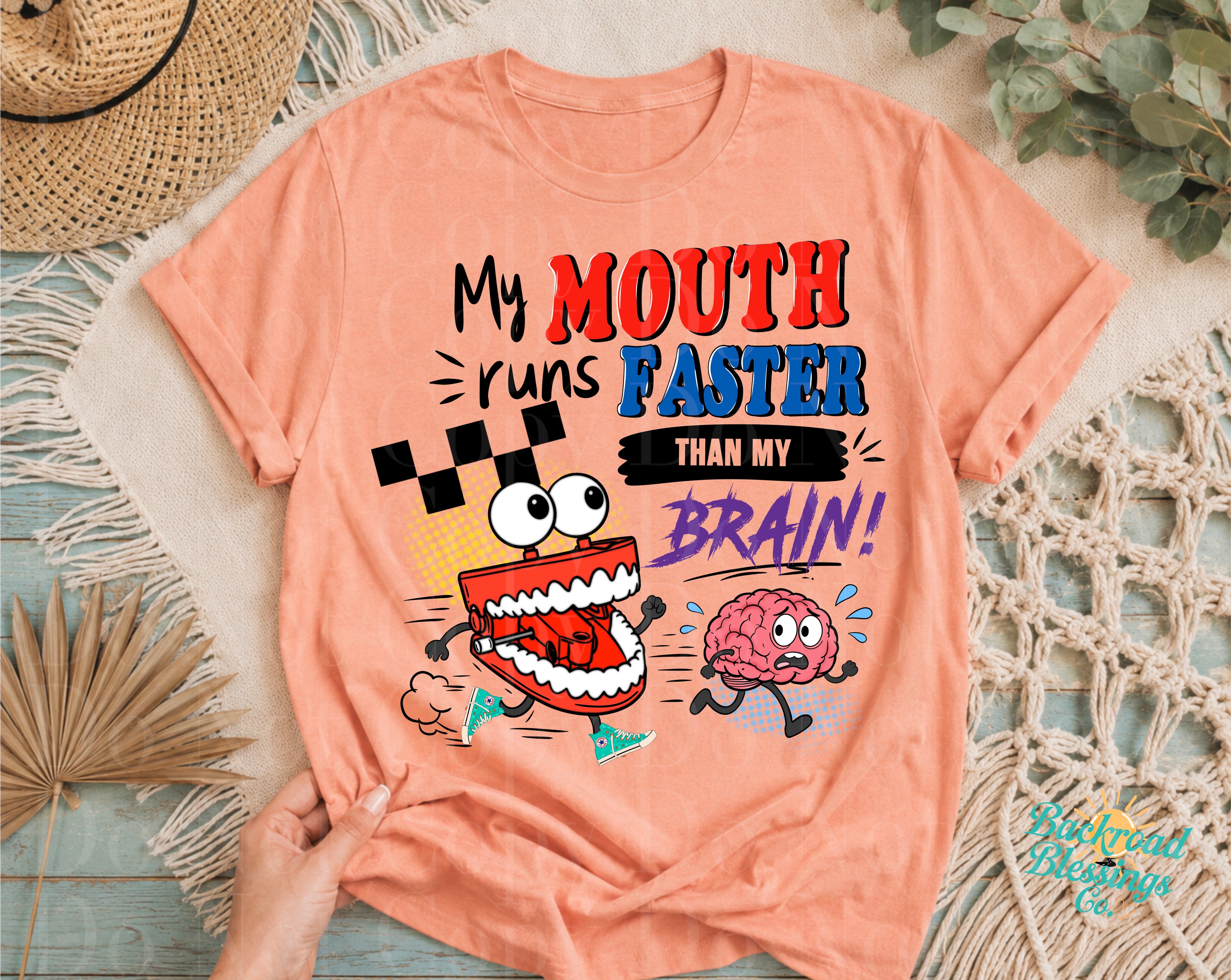 Mouth Faster Than Brain PNG