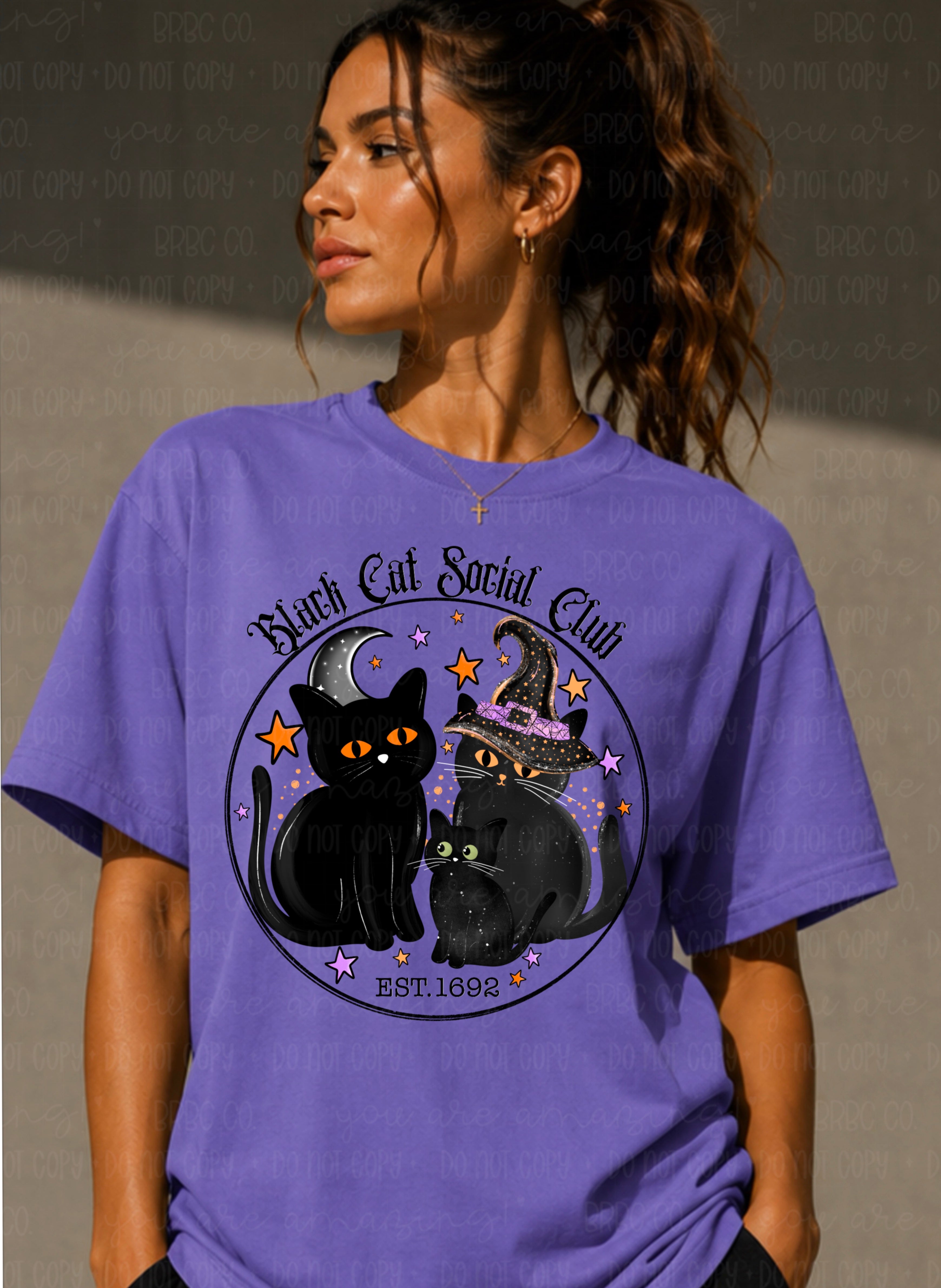 Black Cat Social PNG