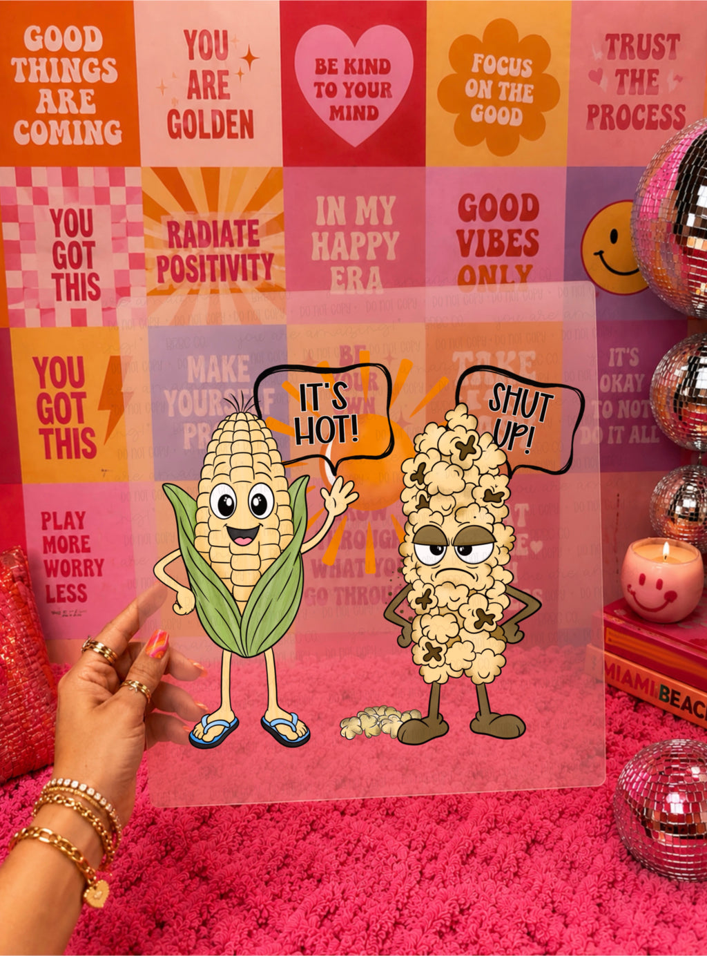 It’s Hot Popcorn PNG