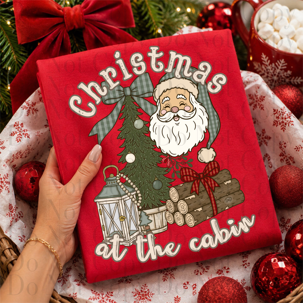 Vintage Christmas at the Cabin PNG