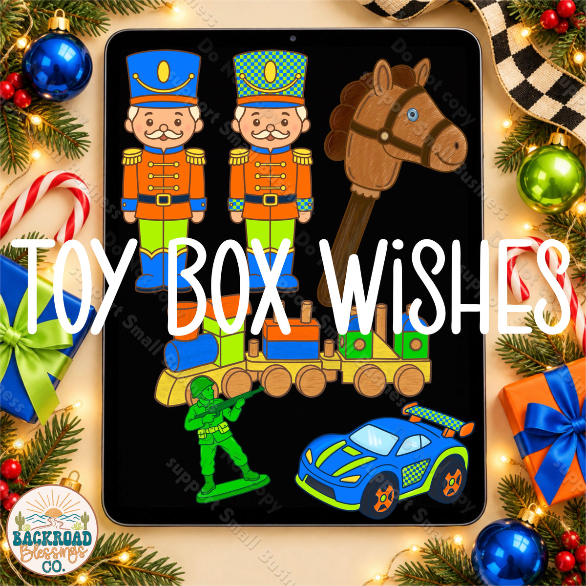 Toy Box Wishes Clipart Bundle