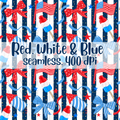 Red, White, & Blue Seamless