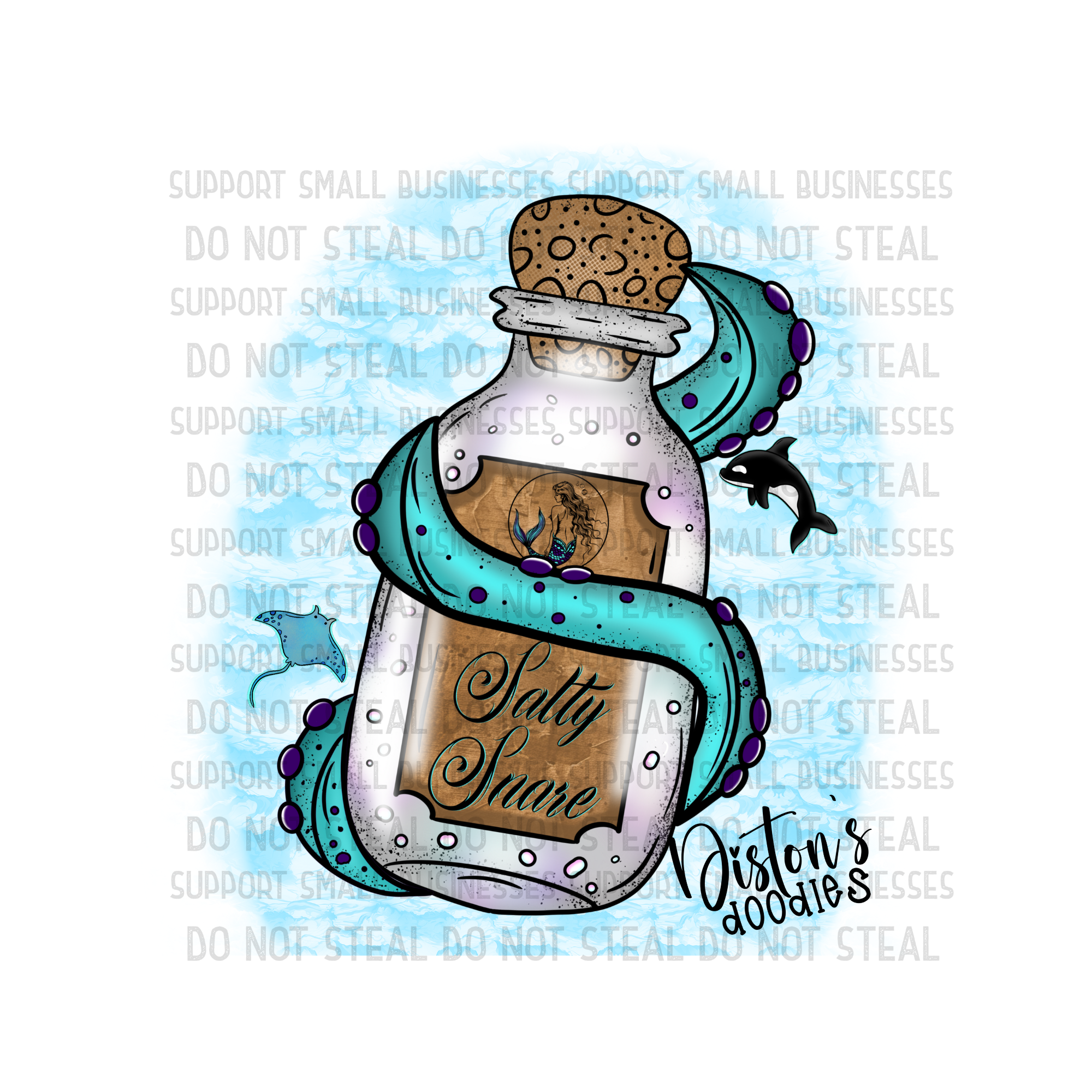 Salty Snare Tentacle Beach PNG