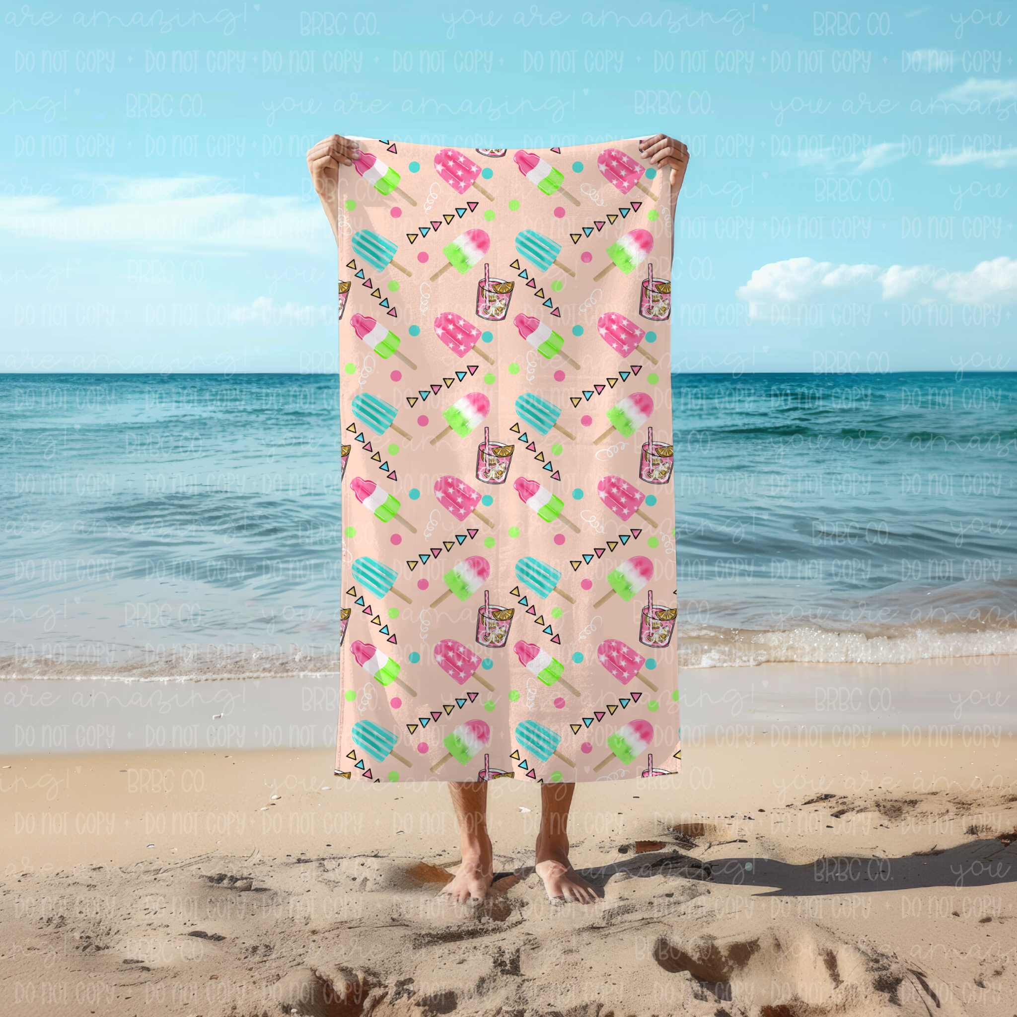 Cool Summer Seamless PNG