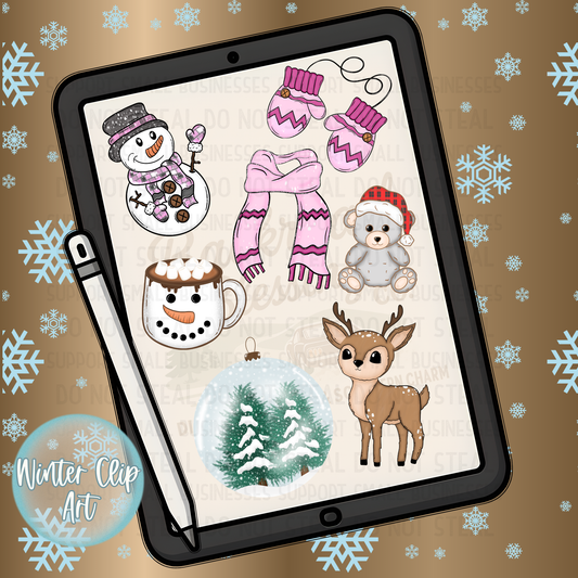 Winter Clip Art Bundle PNG