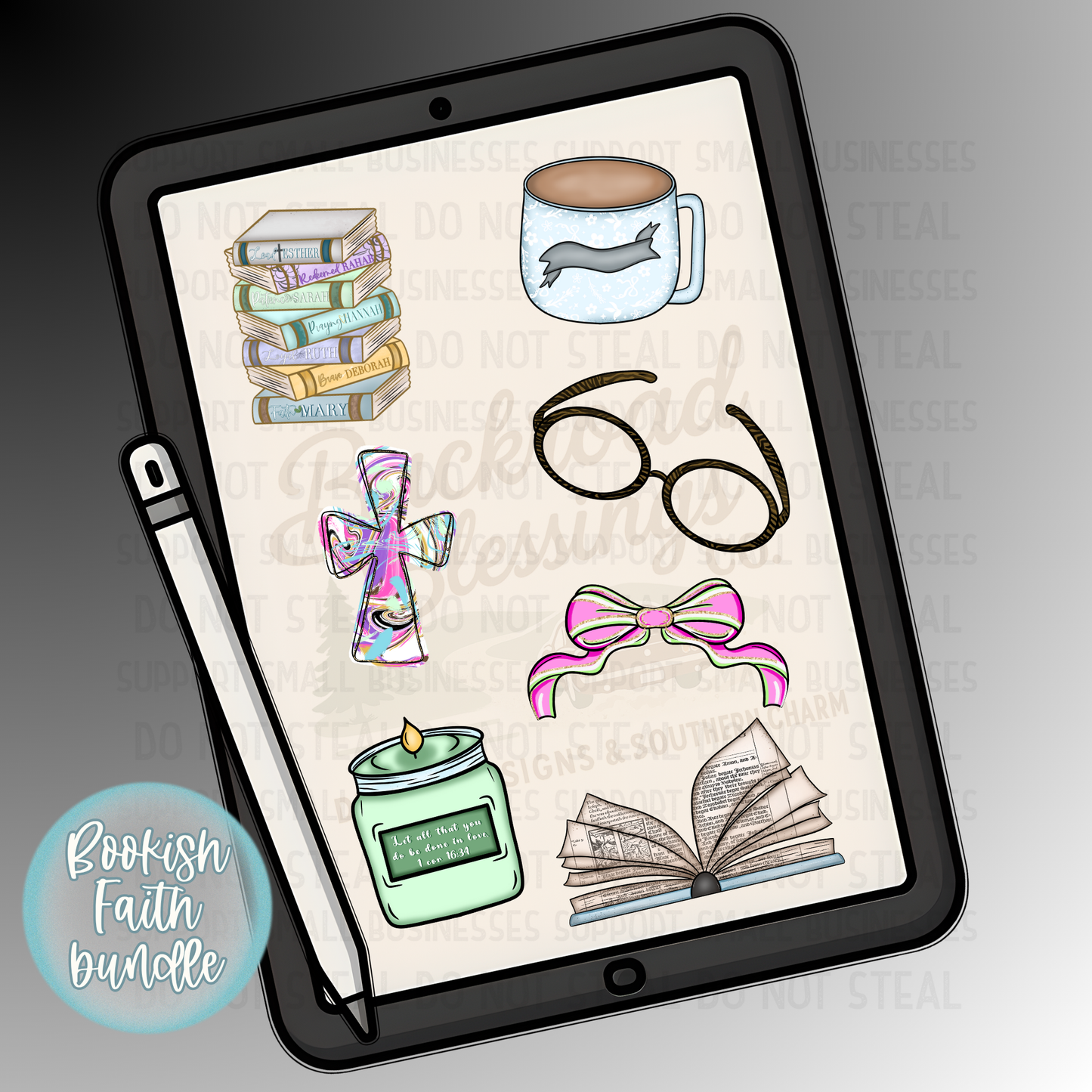Bookish Faith Clip Art Bundle