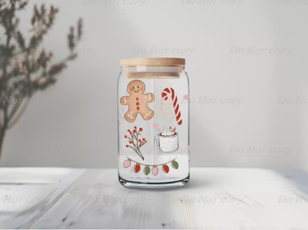 Booked For Christmas PNG, Seamless & Wrap 16oz Wrap